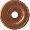Ekena Millwork Berkshire PVC Ceiling Medallion (Fits Canopies up to 7"), Bright Coat Copper, 16"OD x 3 1/2"ID x 1"P CMP16BEBCO - alternate 1